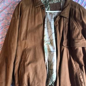 Vintage Marlboro Genuine Leather Bomber Jacket